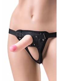 Телесный страпон на трусиках Realstick Jax - 17,9 см. - ToyFa - купить с доставкой в Архангельске