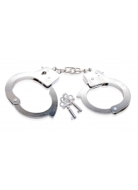 Металлические наручники Beginner s Metal Cuffs - Pipedream - купить с доставкой в Архангельске