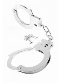Металлические серебристые наручники Designer Metal Handcuffs - Pipedream - купить с доставкой в Архангельске