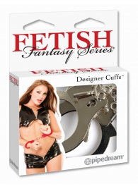 Металлические серебристые наручники Designer Metal Handcuffs - Pipedream - купить с доставкой в Архангельске