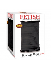 Черная веревка для связывания Bondage Rope - 60,9 м. - Pipedream - купить с доставкой в Архангельске