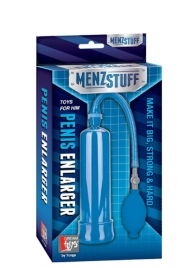 Синяя вакуумная помпа MENZSTUFF PENIS ENLARGER - Dream Toys - в Архангельске купить с доставкой