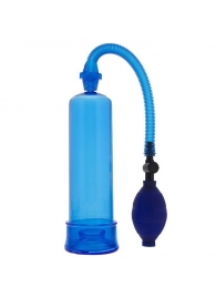 Синяя вакуумная помпа MENZSTUFF PENIS ENLARGER - Dream Toys - в Архангельске купить с доставкой