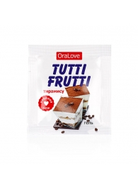 Пробник гель-смазки Tutti-frutti со вкусом тирамису - 4 гр. - Биоритм - купить с доставкой в Архангельске