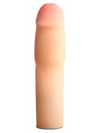 Телесная насадка-удлинитель на пенис PERFORMANCE 1.5INCH COCK XTENDER - 16 см. - Blush Novelties - в Архангельске купить с доставкой