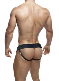 Черный мужской страпон DR. SKIN 6INCH HOLLOW STRAP ON - 16 см. - Blush Novelties - купить с доставкой в Архангельске