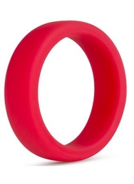 Красное эрекционное кольцо Silicone Go Pro Cock Ring - Blush Novelties - в Архангельске купить с доставкой