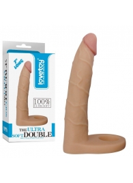 Телесная насадка-фаллоимитатор для двойного проникновения - 17 см. - Lovetoy - купить с доставкой в Архангельске