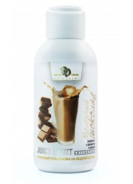 Интимный гель-смазка JUICY FRUIT с ароматом молочного шоколада - 100 мл. - БиоМед - купить с доставкой в Архангельске