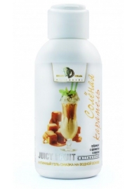 Интимный гель-смазка JUICY FRUIT с ароматом солёной карамели - 100 мл. - БиоМед - купить с доставкой в Архангельске