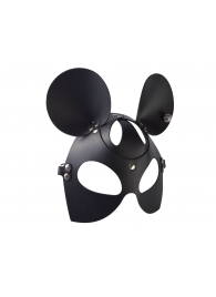 Черная кожаная маска  Мышка - Sitabella - купить с доставкой в Архангельске
