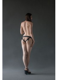 Черные трусики Better с анальной насадкой - 8 см. - Lola Games - купить с доставкой в Архангельске