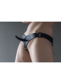 Черные трусики Better с анальной насадкой - 8 см. - Lola Games - купить с доставкой в Архангельске