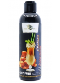 Интимный гель-смазка JUICY FRUIT с ароматом солёной карамели - 200 мл. - БиоМед - купить с доставкой в Архангельске