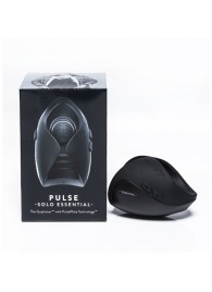 Черный инновационный мужской вибратор PULSE SOLO ESSENTIAL - Hot Octopuss - в Архангельске купить с доставкой