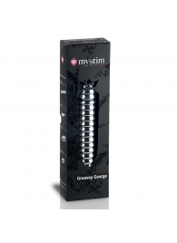 Рельефный фаллос для интенсивного электросекса Groovey George - 20 см. - MyStim - купить с доставкой в Архангельске