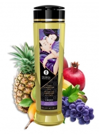 Массажное масло Libido Exotic Fruits с ароматом экзотических фруктов - 240 мл. - Shunga - купить с доставкой в Архангельске