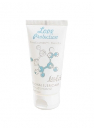 Увлажняющий лубрикант на водной основе Love Protection - 50 мл. - Lola Games - купить с доставкой в Архангельске