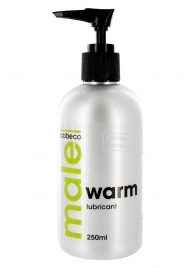 Лубрикант с согревающим эффектом MALE Cobeco Warm Lubricant - 250 мл. - Cobeco - купить с доставкой в Архангельске