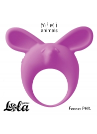 Фиолетовое эрекционное кольцо Fennec Phil - Lola Games - в Архангельске купить с доставкой