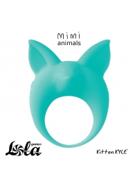 Зеленое эрекционное кольцо Kitten Kyle - Lola Games - в Архангельске купить с доставкой