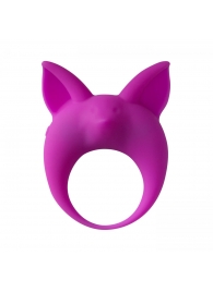 Фиолетовое эрекционное кольцо Kitten Kyle - Lola Games - в Архангельске купить с доставкой