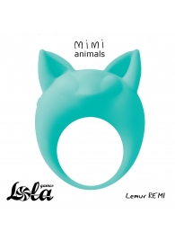 Зеленое эрекционное кольцо Lemur Remi - Lola Games - в Архангельске купить с доставкой