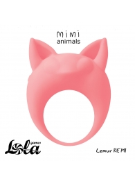 Оранжевое эрекционное кольцо Lemur Remi - Lola Games - в Архангельске купить с доставкой