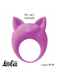 Фиолетовое эрекционное кольцо Lemur Remi - Lola Games - в Архангельске купить с доставкой