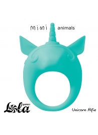 Зеленое эрекционное кольцо Unicorn Alfie - Lola Games - в Архангельске купить с доставкой