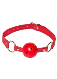 Красный кляп-шарик Firecracker - Lola Games - купить с доставкой в Архангельске