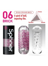 Мастурбатор SPINNER Brick - Tenga - в Архангельске купить с доставкой