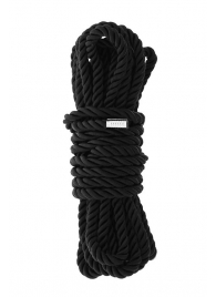 Черная веревка для шибари DELUXE BONDAGE ROPE - 5 м. - Dream Toys - купить с доставкой в Архангельске