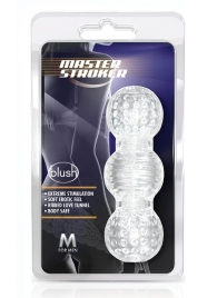 Прозрачный фигурный мастурбатор Master Stroker - Blush Novelties - в Архангельске купить с доставкой