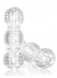 Прозрачный фигурный мастурбатор Master Stroker - Blush Novelties - в Архангельске купить с доставкой