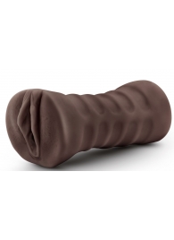 Коричневый мастурбатор-вагина Hot Chocolate Brianna - Blush Novelties - в Архангельске купить с доставкой