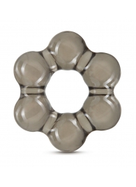 Дымчатое эрекционное кольцо Stay Hard Thick Bead Cock Ring - Blush Novelties - в Архангельске купить с доставкой