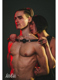 Черный кляп Love Addict на замочке - Lola Games - купить с доставкой в Архангельске