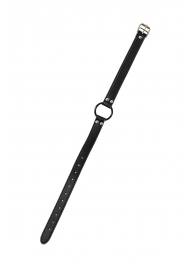 Черный кляп-кольцо Modesty - Lola Games - купить с доставкой в Архангельске