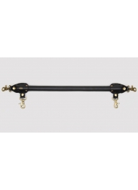 Черная распорка для ног Bound to You Faux Leather Spreader Bar - 50,8 см. - Fifty Shades of Grey - купить с доставкой в Архангельске