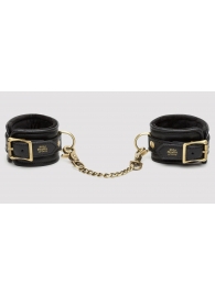Черные наручники Bound to You Faux Leather Wrist Cuffs - Fifty Shades of Grey - купить с доставкой в Архангельске