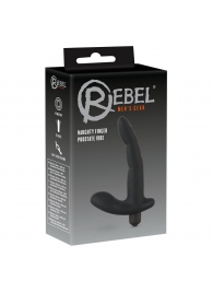 Черный вибромассажер простаты Naughty Finger Prostate Vibe - 13,8 см. - Orion - в Архангельске купить с доставкой