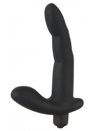 Черный вибромассажер простаты Naughty Finger Prostate Vibe - 13,8 см. - Orion - в Архангельске купить с доставкой