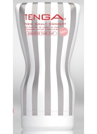 Мастурбатор TENGA Squeeze Tube Cup Soft - Tenga - в Архангельске купить с доставкой