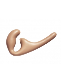 Бежевый безремневой страпон Seduction - 20,5 см. - Lola Games - купить с доставкой в Архангельске
