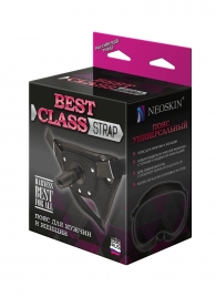 Черный пояс для насадок BEST CLASS STRAP - LOVETOY (А-Полимер) - купить с доставкой в Архангельске