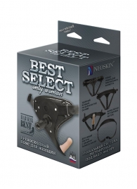 Пояс HARNESS BEST SELECT с вагинальной пробкой - LOVETOY (А-Полимер) - купить с доставкой в Архангельске