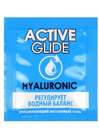 Лубрикант на водной основе Active Glide с гиалуроновой кислотой - 3 гр. - Биоритм - купить с доставкой в Архангельске