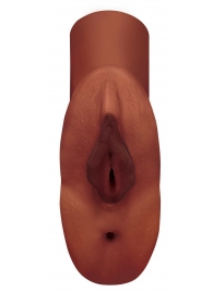 Коричневый мастурбатор Perfect Pussy Double Stroker - Pipedream - в Архангельске купить с доставкой