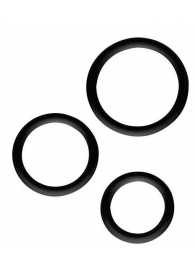 Набор из 3 эрекционных колец SILICONE COCKRINGS - Dream Toys - в Архангельске купить с доставкой